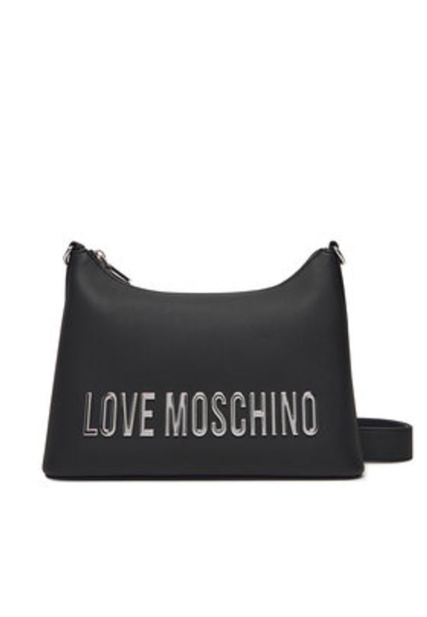 Love Moschino - LOVE MOSCHINO Torebka JC4025PP1NKD000B Czarny. Kolor: czarny. Materiał: skórzane