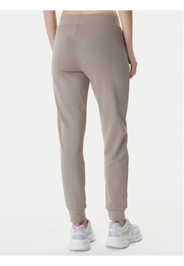 EA7 Emporio Armani Spodnie dresowe 7W000538 AF15831 Brązowy Regular Fit. Kolor: brązowy. Materiał: bawełna