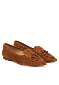 Lauren Ralph Lauren - LAUREN RALPH LAUREN Baleriny 802P04175002 Brązowy. Kolor: brązowy. Materiał: zamsz, skóra #4