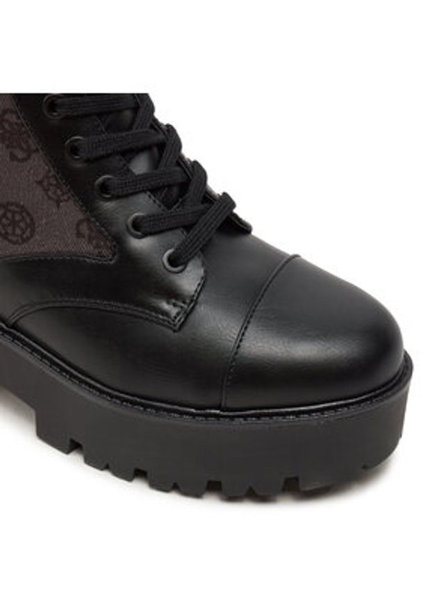 Guess Botki Vaina2 FLTSL2 FAL10 Czarny. Kolor: czarny. Materiał: skóra