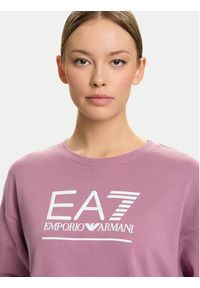 EA7 Emporio Armani Bluza 7W000416 AF12473 UA272 Różowy Relaxed Fit. Kolor: różowy. Materiał: bawełna