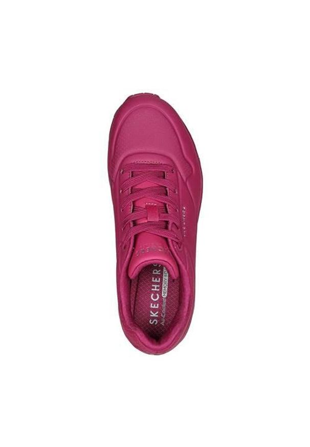 skechers - Buty do chodzenia damskie Skechers Uno Stand On Air. Kolor: różowy. Materiał: materiał, syntetyk. Szerokość cholewki: normalna. Sport: turystyka piesza