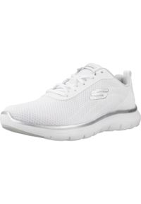 skechers - Tenisówki Skechers Model Flex Appeal 5.0 Kolor Biały. Kolor: biały. Materiał: syntetyk, materiał. Szerokość cholewki: normalna. Model: Skechers Sport. Sport: turystyka piesza