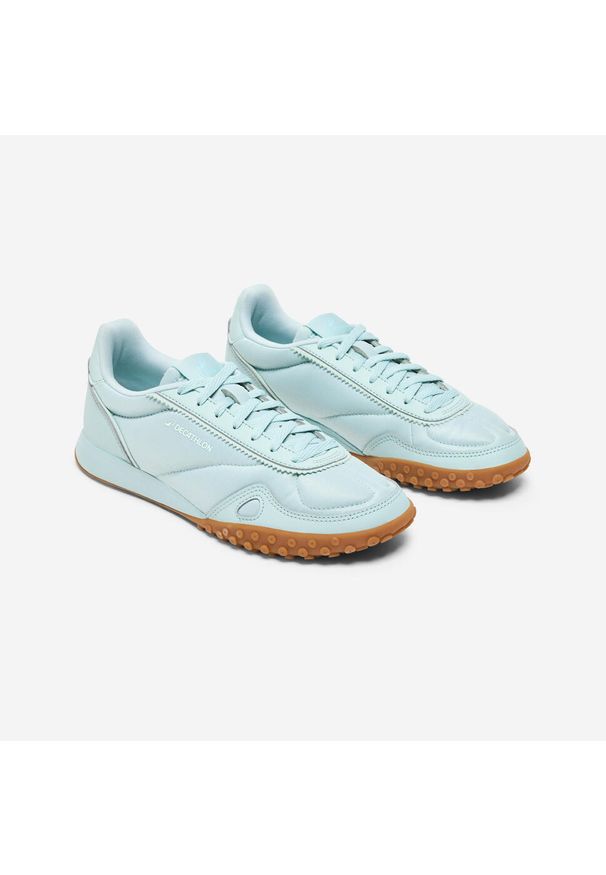 Buty sportowe damskie Decathlon RL70. Okazja: na co dzień. Kolor: wielokolorowy, biały, beżowy, zielony, niebieski