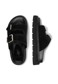 U.S. Polo Assn. Klapki EO-TANIA001W/6S1 Czarny. Kolor: czarny. Materiał: skóra, zamsz #2