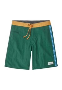 Szorty kąpielowe męskie Patagonia Wavefarer Boardshorts. Kolor: zielony