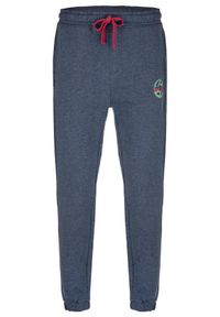 HSN - Męskie Spodnie Dresowe 2XL - Wytrzymała Skóra dla Maksymalnego Komfortu. Kolor: fioletowy. Materiał: dresówka, skóra
