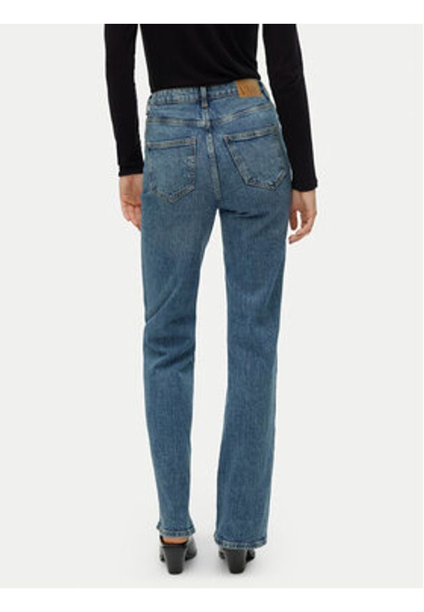 Vero Moda Jeansy Tessa 10311179 Niebieski Wide Leg. Kolor: niebieski