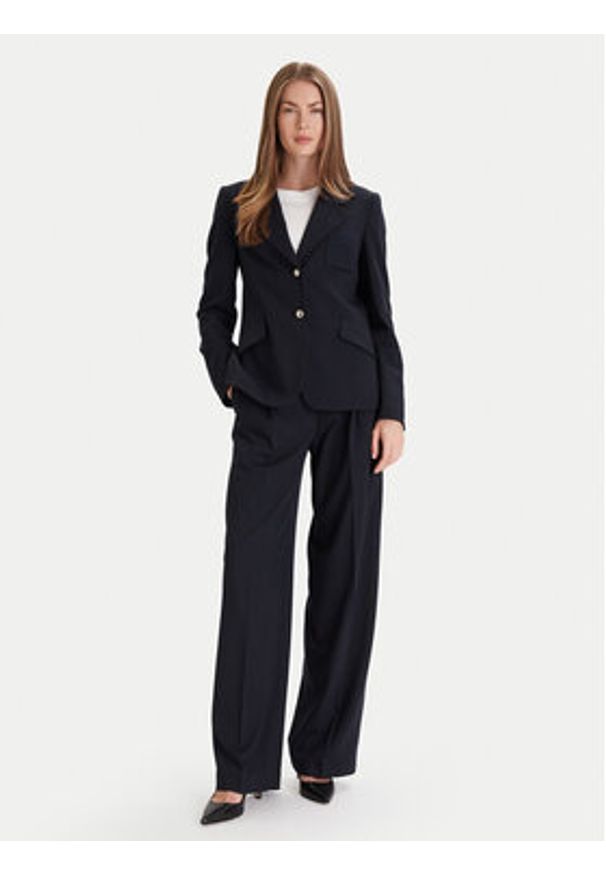 JOOP! Marynarka Jil2 30048838 Granatowy Regular Fit. Kolor: niebieski. Materiał: syntetyk