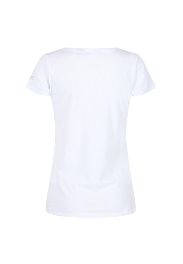 Regatta - T-shirt Damski Carlie. Kolor: biały. Sport: turystyka piesza