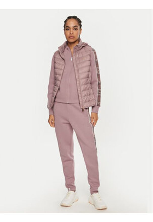 EA7 Emporio Armani Bezrękawnik 6DTQ06 TNGPZ 0341 Różowy Regular Fit. Kolor: różowy. Materiał: syntetyk. Długość rękawa: bez rękawów