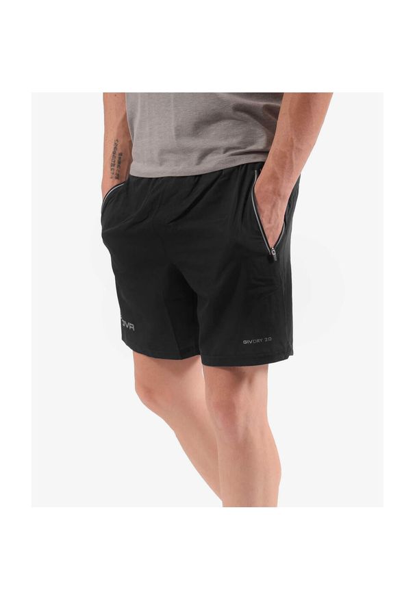 Givova Bermuda Top 3XL. Kolor: czarny. Długość: krótkie. Sezon: lato