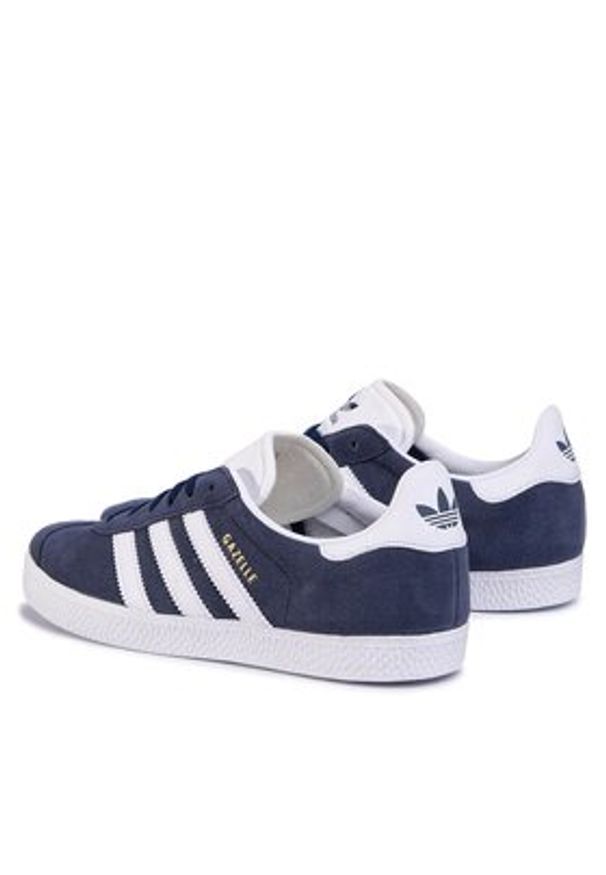 Adidas - adidas Sneakersy Gazelle J BY9144 Granatowy. Kolor: niebieski. Materiał: skóra, zamsz. Model: Adidas Gazelle