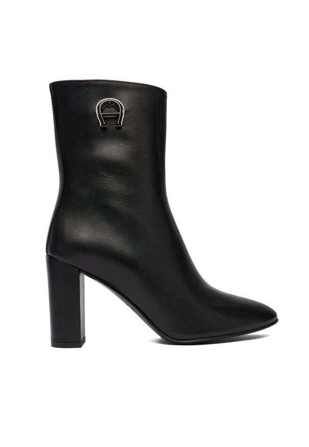 Botki Aigner. Kolor: czarny