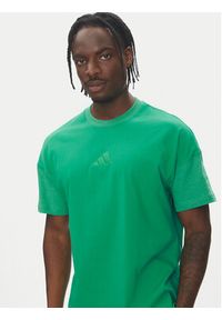 Adidas - adidas Szorty sportowe ALL SZN French Terry Colorblock JN9485 Zielony Regular Fit. Kolor: zielony. Materiał: bawełna. Styl: sportowy #5