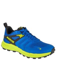 Buty do biegania męskie Inov-8 001275BLBKLMS001. Zapięcie: sznurówki. Kolor: niebieski. Materiał: guma, materiał, tkanina, syntetyk. Szerokość cholewki: normalna #1
