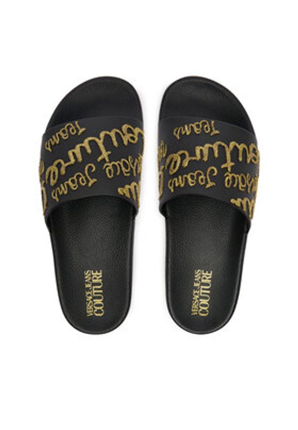 Versace Jeans Couture Klapki 80VA3SQ1 ZSS79 899 Czarny. Kolor: czarny. Materiał: syntetyk