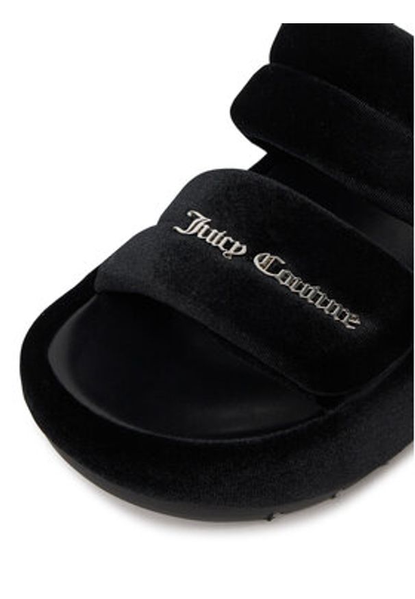 Juicy Couture Klapki WSS21513-01 Czarny. Kolor: czarny. Materiał: materiał
