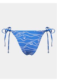 Seafolly Dół od bikini Ahoy 40706 Niebieski. Kolor: niebieski. Materiał: syntetyk