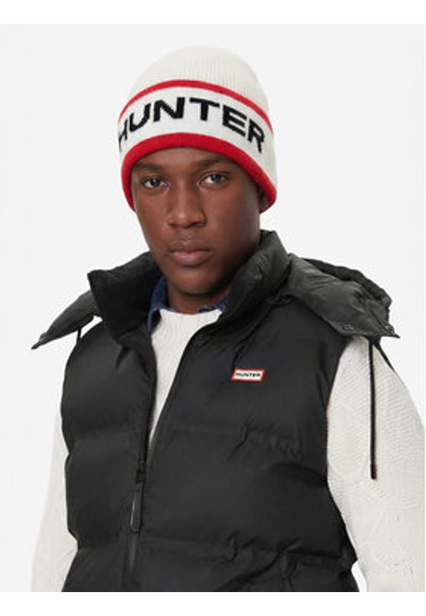 Hunter Czapka HTR-U3-001-AW24 Écru. Materiał: akryl