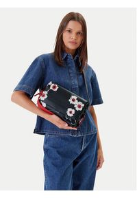 Desigual Torebka 25SAXPA3 Czarny. Kolor: czarny. Materiał: skórzane