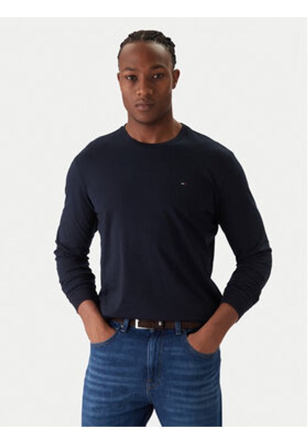 Tommy Jeans Komplet longsleeve DM0DM22148 Granatowy Slim Fit. Kolor: niebieski. Materiał: bawełna. Długość rękawa: długi rękaw