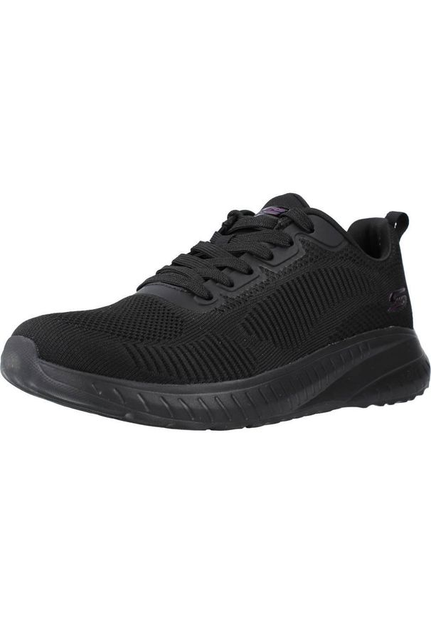 skechers - Buty SKECHERS BOBS SQUAD Czarny. Kolor: czarny. Materiał: materiał, syntetyk, tkanina, guma