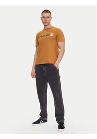 Timberland T-Shirt TB0A5UPQ Beżowy Regular Fit. Kolor: beżowy. Materiał: bawełna #4