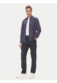 BOSS - Boss Koszula Relegant 50518304 Granatowy Regular Fit. Kolor: niebieski. Materiał: bawełna #6