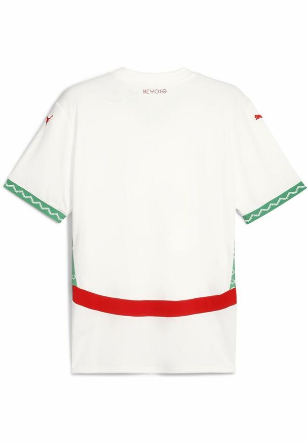 Puma - Koszulka Wyjazdowa Maroc CAN 2025. Kolor: biały, czerwony, wielokolorowy, zielony