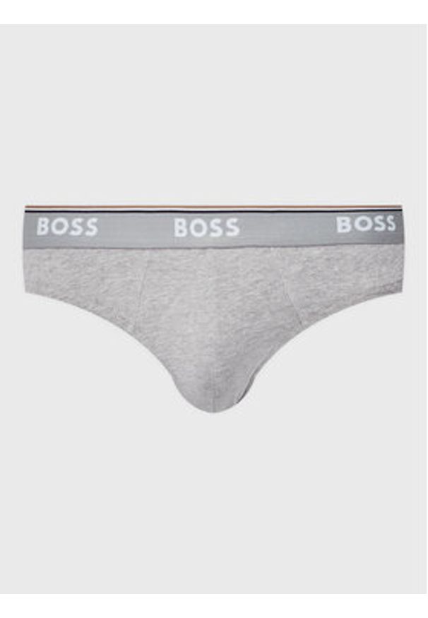BOSS - Boss Komplet 3 par slipów Power 50475273 Kolorowy. Materiał: bawełna. Wzór: kolorowy