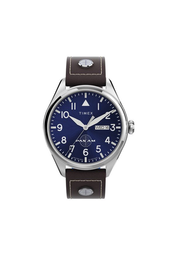 Timex Zegarek Timex X Pan TWG030100 Brązowy. Kolor: brązowy