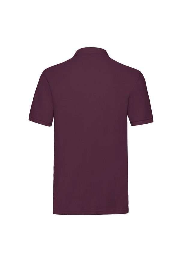 FRUIT OF THE LOOM - Koszulka Polo Premium Unisex Dla Dorosłych. Typ kołnierza: polo. Kolor: czerwony, wielokolorowy, brązowy