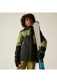 DARE 2B - Kurtka narciarska dziecięca z membraną Ripper Dare 2b. Kolor: zielony, brązowy, wielokolorowy. Materiał: poliester, tkanina. Sezon: zima. Sport: narciarstwo #1
