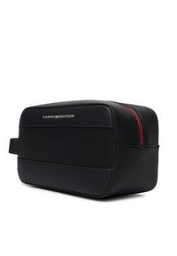 TOMMY HILFIGER - Tommy Hilfiger Kosmetyczka Th Foundation Washbag AM0AM14161 Czarny. Kolor: czarny. Materiał: skóra #3