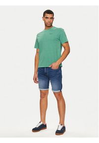 Pepe Jeans Szorty jeansowe Slim Gymdigo Short PM801075HU2 Niebieski Slim Fit. Kolor: niebieski. Materiał: bawełna