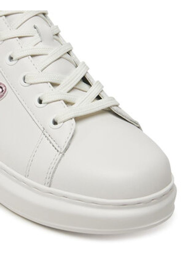 Karl Lagerfeld - KARL LAGERFELD Sneakersy Kapri KL62511A Biały. Kolor: biały. Materiał: skóra
