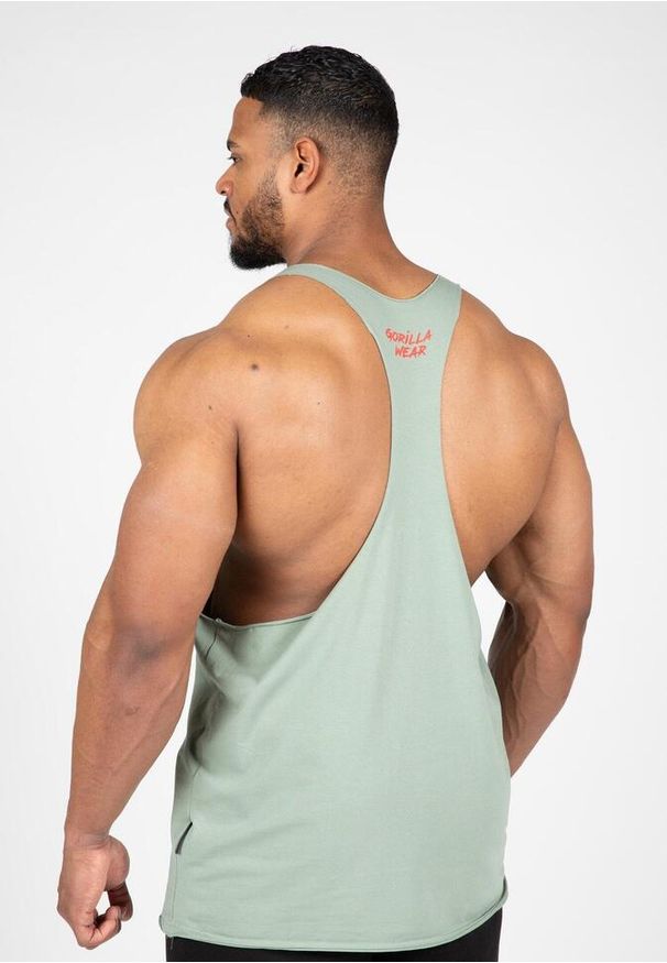 GORILLA WEAR - Melrose Stringer - Zielony. Kolor: zielony. Styl: sportowy. Sport: fitness