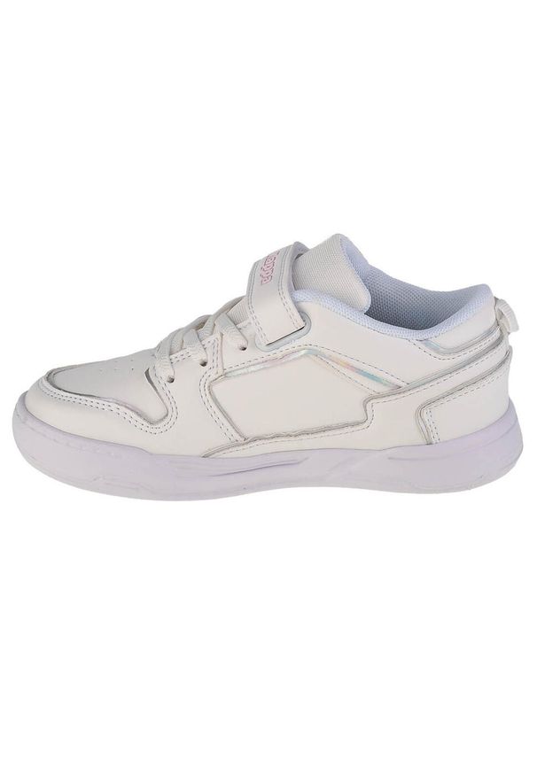 Buty do chodzenia dziewczęce, Kappa Lineup Low GC K. Kolor: biały. Sport: turystyka piesza