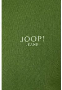 JOOP! - Joop! bluza bawełniana męska kolor zielony z nadrukiem. Okazja: na co dzień. Kolor: zielony. Materiał: bawełna. Wzór: nadruk. Styl: casual #3