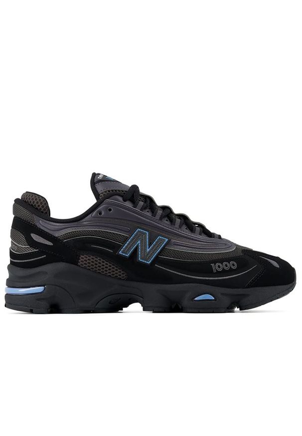 Buty unisex New Balance U10001E5 - czarne. Kolor: czarny. Materiał: materiał, syntetyk. Szerokość cholewki: normalna