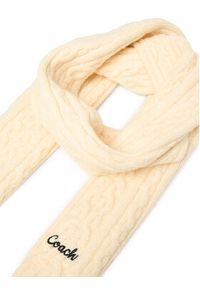 Coach Szalik CCL89 Écru. Kolor: kremowy. Materiał: poliester #4