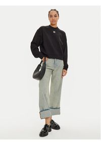 Hugo Bluza Daxandria 50527463 Czarny Relaxed Fit. Kolor: czarny. Materiał: bawełna
