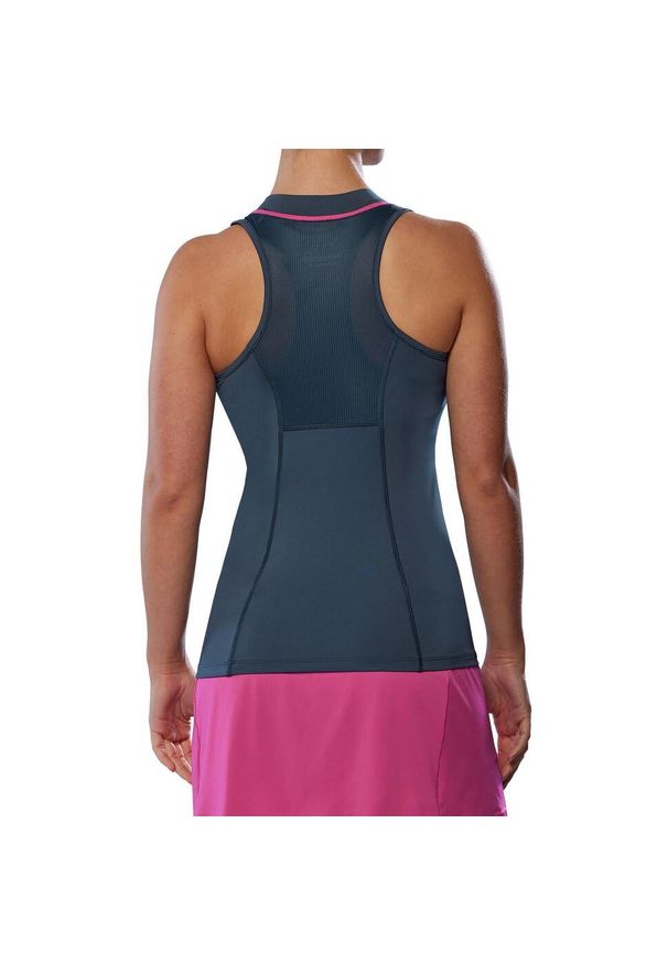 Camiseta Mizuno Frontier Mujer. Kolor: niebieski