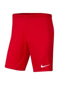 Spodenki dla dzieci Nike Dry Park III NB K czerwone BV6865 657. Kolor: czerwony
