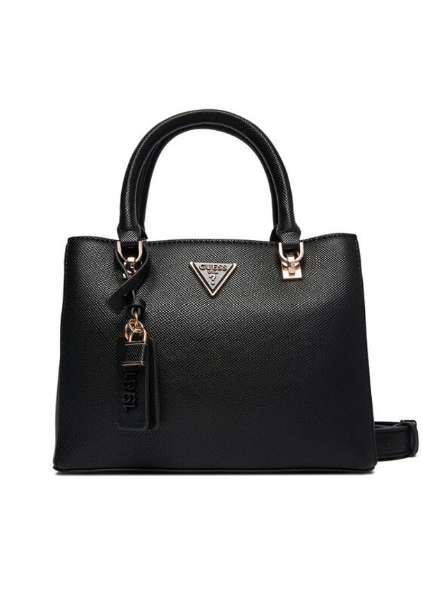 Guess Torebka Noelle II HWZG96 72050 Czarny. Kolor: czarny. Materiał: skórzane