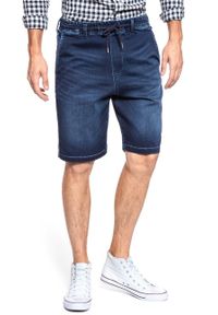 Mustang - SPODENKI MUSTANG Palm Beach Shorts Denim Blue 1009605 5000 842. Stan: podwyższony. Materiał: denim #1