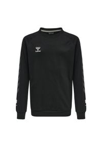 Dziecięca bluza bawełniana Hummel Move Grid. Kolor: czarny. Materiał: bawełna. Sport: joga i pilates #1