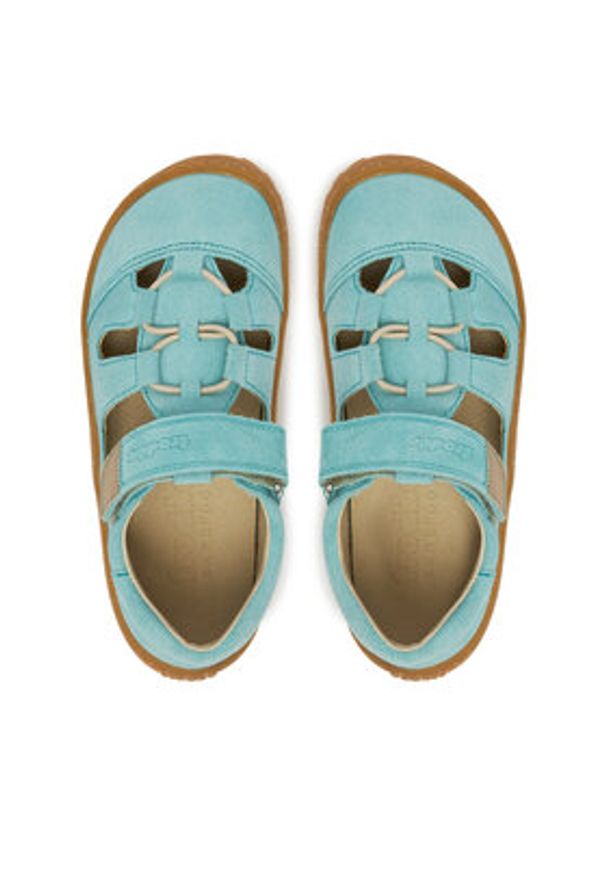 Froddo Sandały Barefoot Elastic Sandal G3150262-11 D Zielony. Kolor: zielony. Materiał: zamsz, skóra