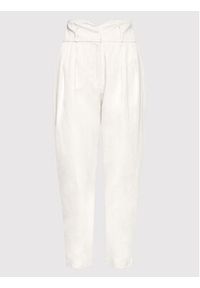 IRO Spodnie materiałowe Yila AQ085 Beżowy Regular Fit. Kolor: beżowy. Materiał: bawełna #2